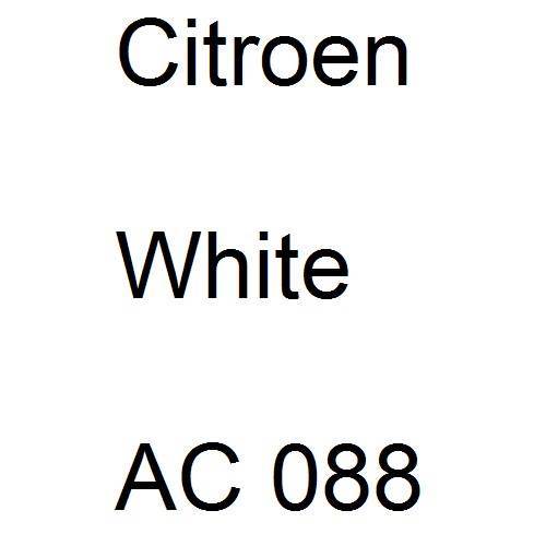 Citroen, White, AC 088.